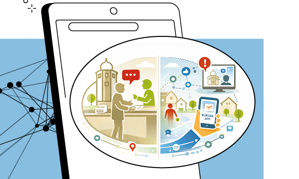 Digitale Angebote … …sind immer ein zusätzliches Angebot, das mehr Effizienz schaffen soll. Die klassischen Wege – zum Beispiel persönliche Vorsprache im Rathaus – soll es auf jeden Fall weiter geben.